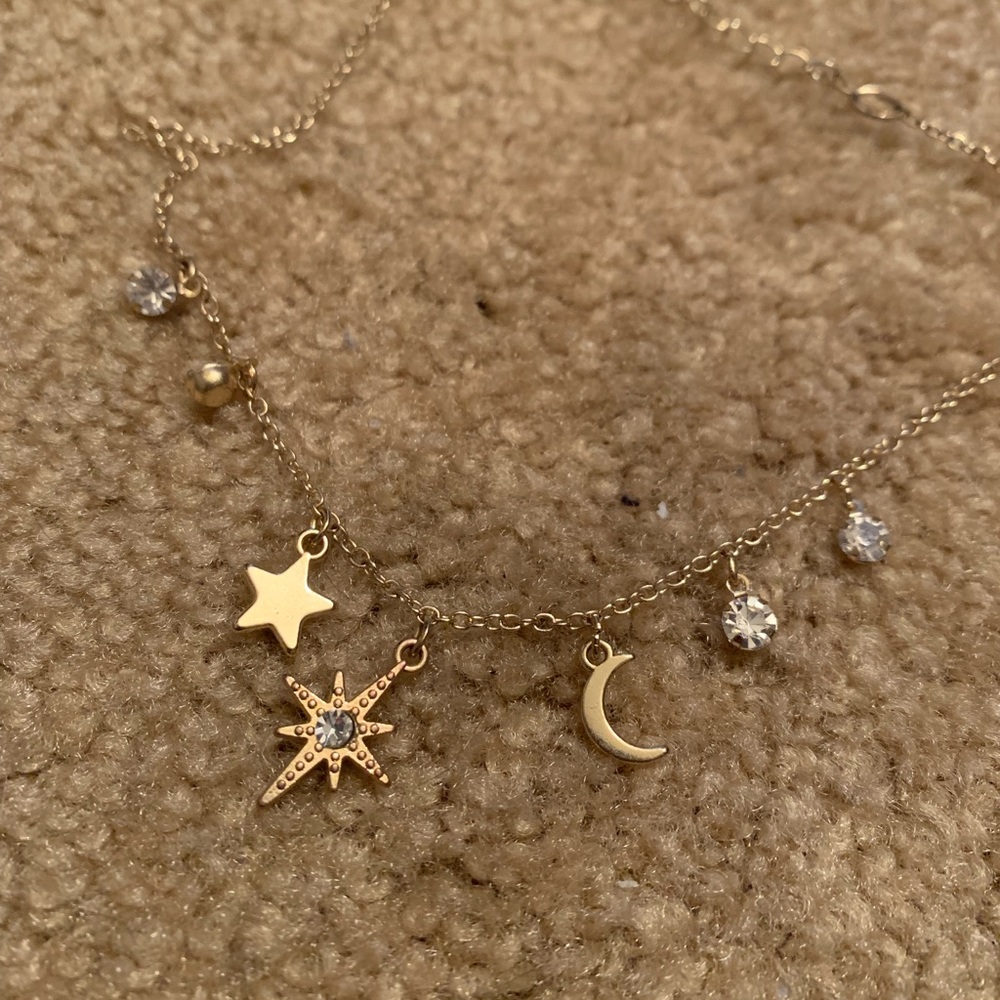 Gold Celestial Chocker Necklace